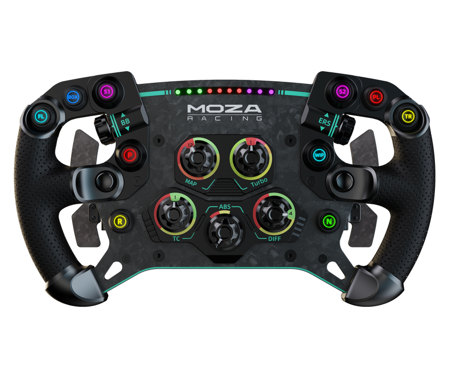 MOZA Racing GS V2P Steering Wheel - Faux Leather